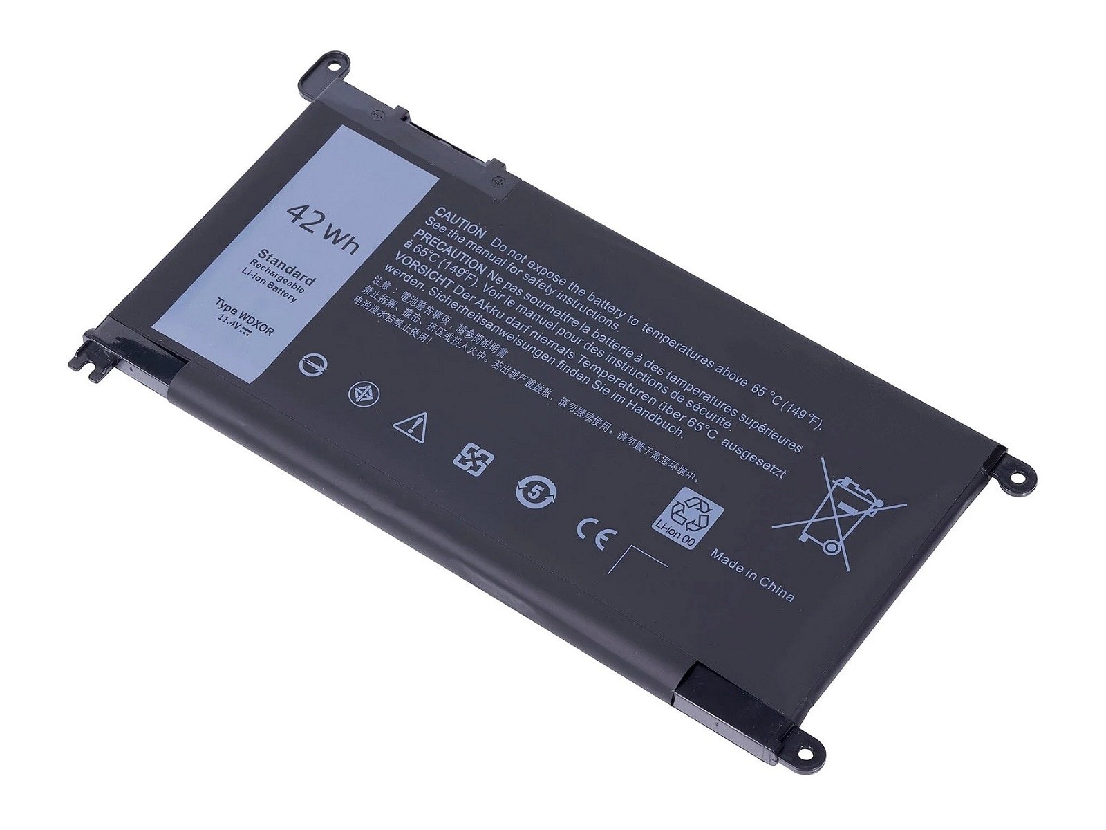 HYPERLIFE Dell Inspiron 5567, 7560, WDX0R Notebook Bataryası