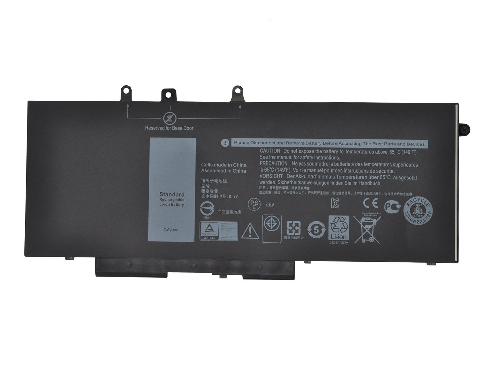 RETRO Dell Latitude E5480, E5580 Notebook Bataryası - 4 Cell