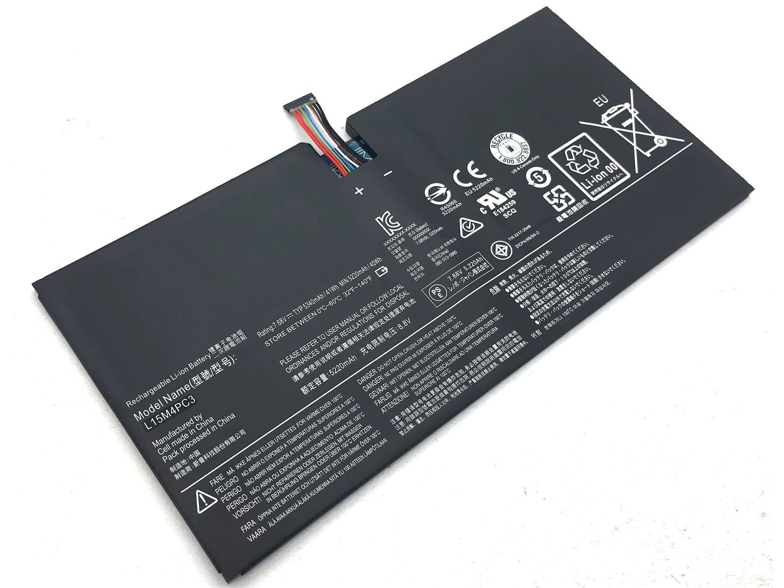 RETRO Lenovo IdeaPad Miix 720-12IKB, L15M4PC3 Tablet Bataryası